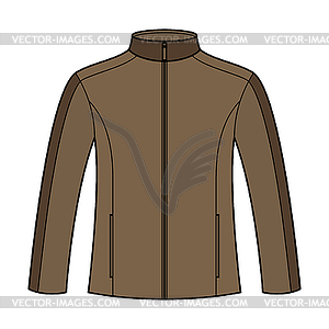 Jacket template - vector image