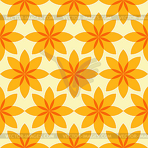 Seamless flower pattern - vector image