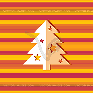 Christmas tree - vector image