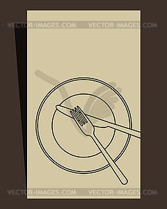 Restaurant menu - vector clipart