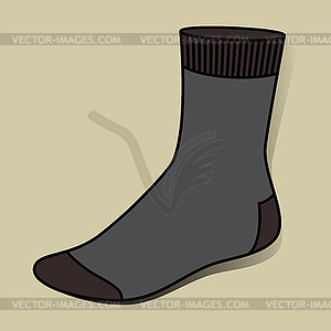Sock - vector image