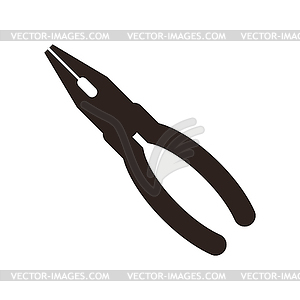 Pliers tool icon - vector clip art