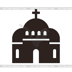 Church icon - vector image