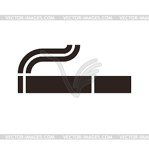 Cigarette sign - vector image