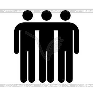 Togetherness symbol - vector clip art