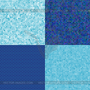 Синяя текстура из шестиугольников - графика в векторном формате