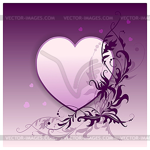 Template frame design for greeting card - vector clipart