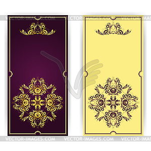 Elegant template for greeting card, invitation - vector clipart