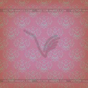 Seamless with rokoko elements - vector clip art