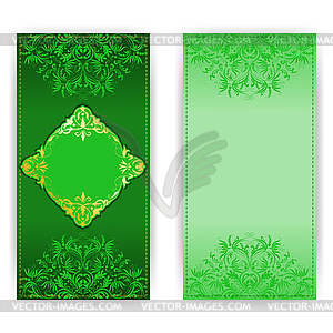 Royal invitation card with elegant pattern - vector clipart