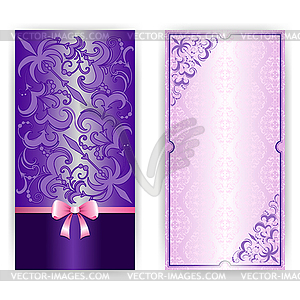 Template for greeting card, invitation - vector clipart