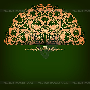 Elegant background with filigree ornament - royalty-free vector image