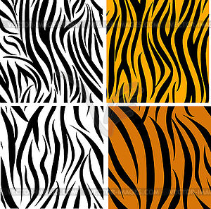 Zebra pattern - vector clipart