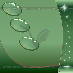 Abstract background with water drops - vector clip art