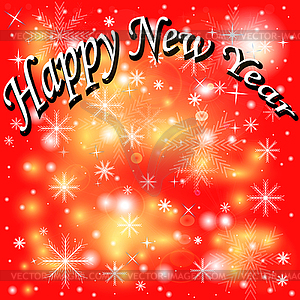 Decorative New Year`s background - vector image