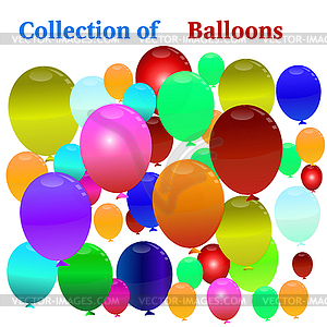 Balloon background - vector clipart / vector image