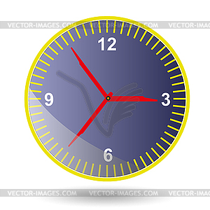 Wall clock - vector clipart