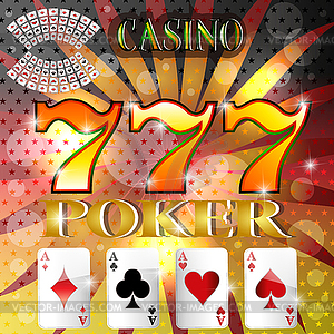 Casino gambling - stock vector clipart