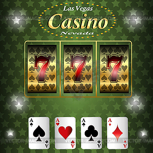 Casino gambling - vector image