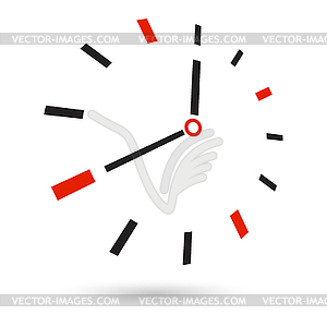 Clock face - vector image