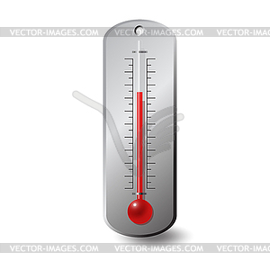 Large wall thermometer - vector clip art