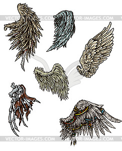 Designious vector wings 19 - vector clipart