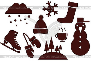 Design tnt vector winter - vector EPS clipart