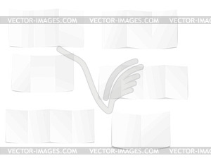 Designtnt vector folded paper - vector clip art