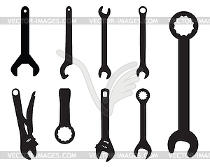 Screw wrench - vector clipart