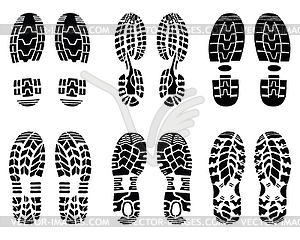  prints of shoe - vector clipart / vector image