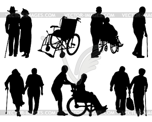 Disabled  - royalty-free vector clipart