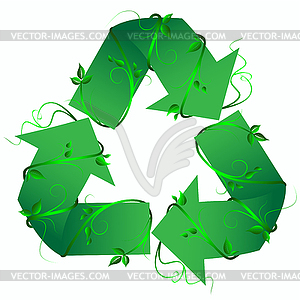 Экология логотип - изображение в векторе