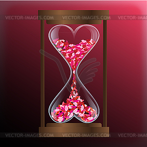 Time of love - vector image