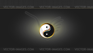 Yin and yang - vector image