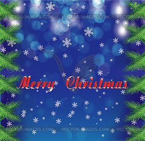 Merry christmas - vector image