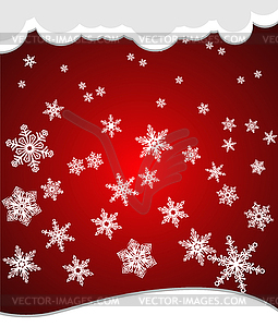 Snowfall - vector clip art