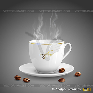 Cup of coffee - vector clip art