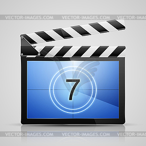 Movie player icon - vector clip art