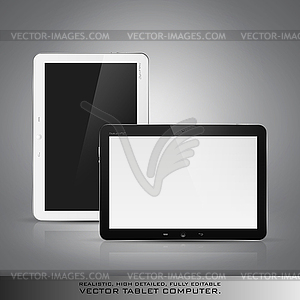 Tablet computer - vector EPS clipart