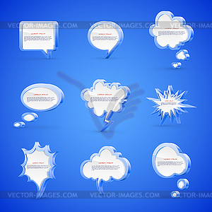 Speech bubbles - vector image