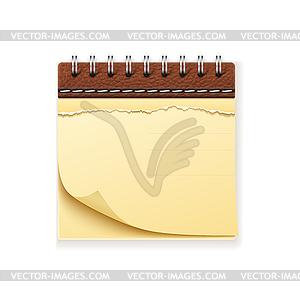 Notepad - vector image