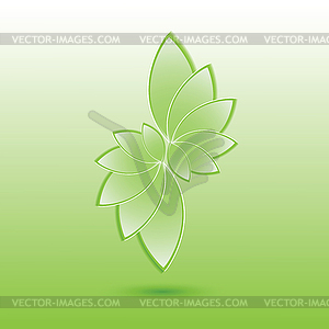 Green nature leaves. - vector clip art