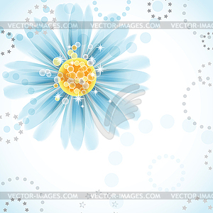 Daisy flower. - royalty-free vector clipart