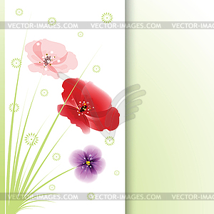 Bouquet of flowers. - vector clip art