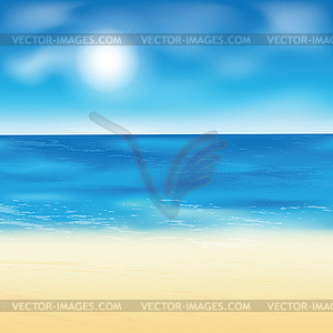 Sand beach background.  - vector image