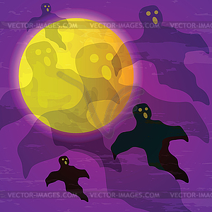 Halloween background. - royalty-free vector clipart