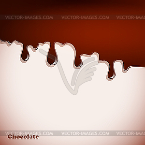 Dark chocolate.  - vector clipart