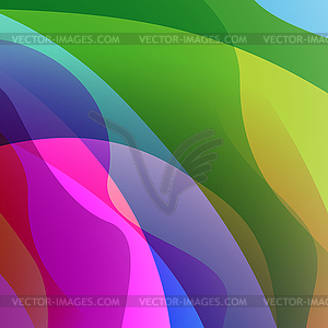 Colorful abstract background with curve lines - stock vector clipart