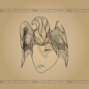 Hair - vector clipart