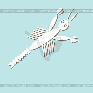 Sticker Omar - vector clipart